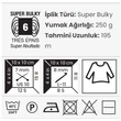 Yarnart Twisted Macrame 3mm (kifésülhető)
