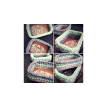  Téglalap 11 x 15 cm-es horgolható faalap