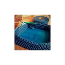  Négyzet 25 cm-es horgolható faalap