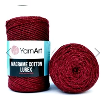 Yarnart Macrame Cotton Lurex