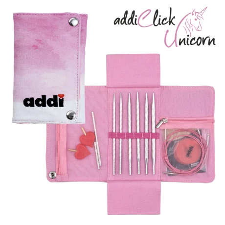 Addi Click Lace Long Unicorn kötőtű szett