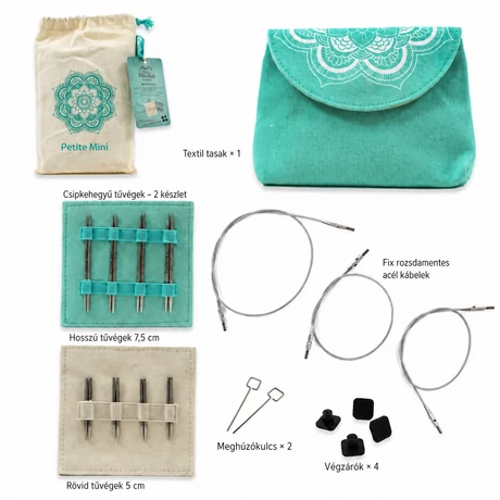 Petite Mini kötőtűkészlet - Mindful Lace Kollekció