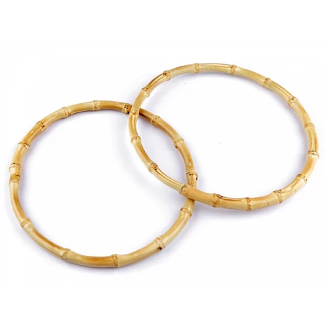   Bambusz táskafül 20 cm (világos) 2 darab